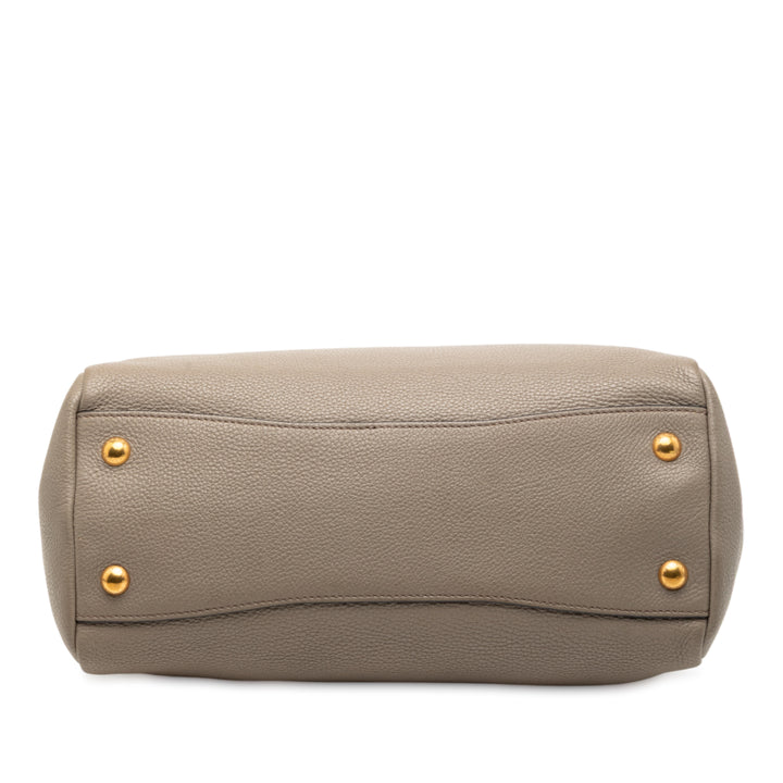 Prada Vitello Phenix Open Convertible Cabas