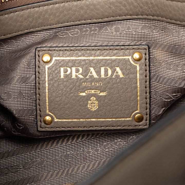 Prada Vitello Phenix Open Convertible Cabas
