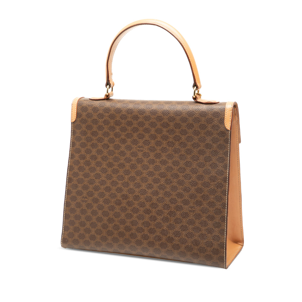 Celine Macadam Coated Toile sac à anse supérieure – GABY PARIS Authentique