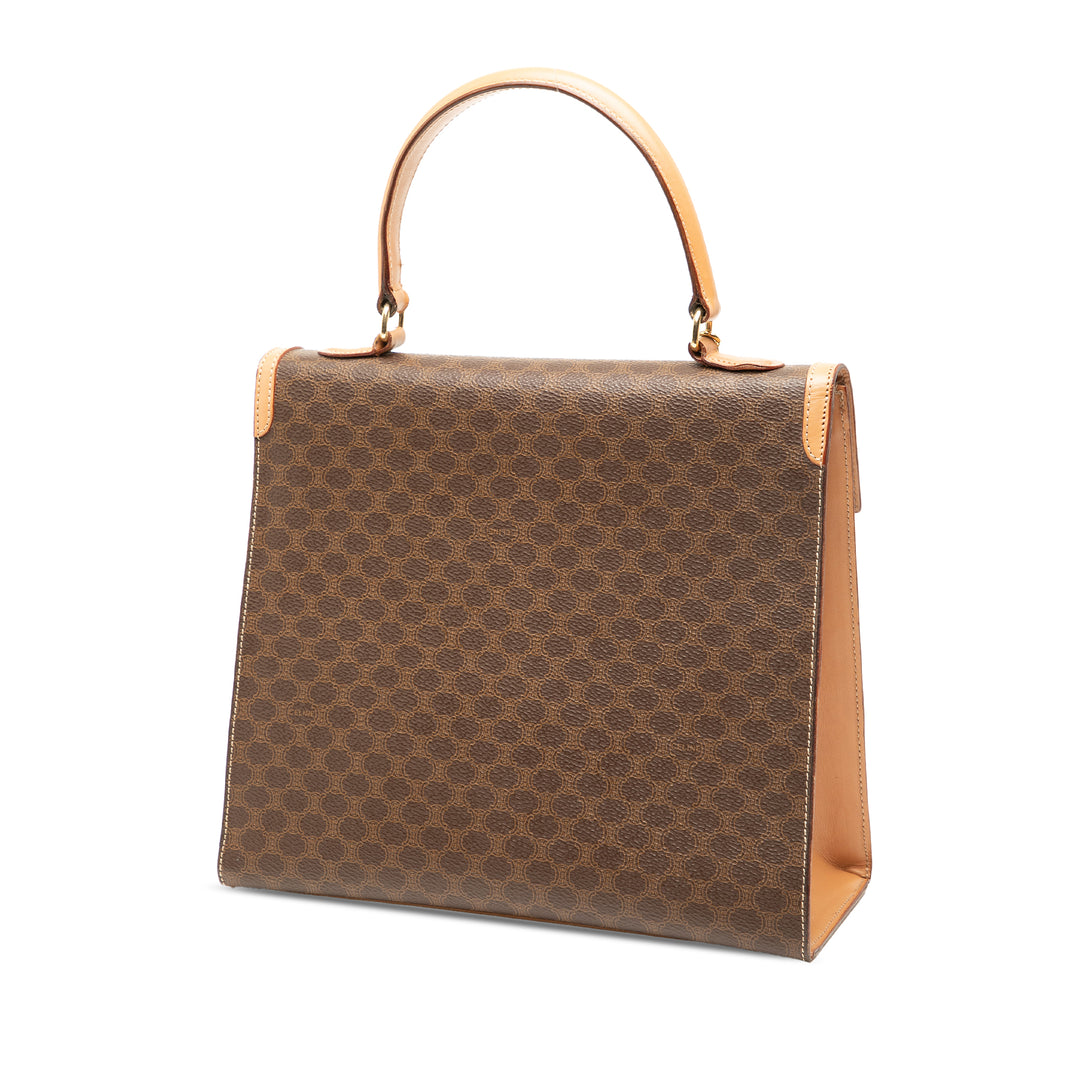 Celine Macadam Coated Toile sac à anse supérieure – GABY PARIS Authentique