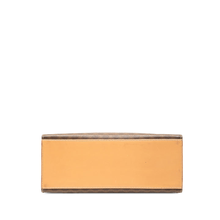 Celine Macadam Coated Toile sac à anse supérieure – GABY PARIS Authentique