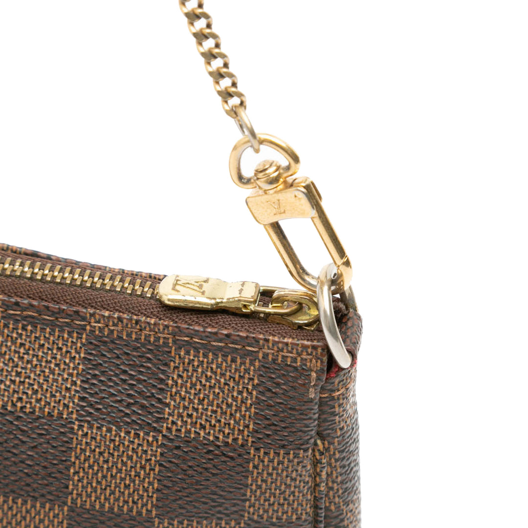 Damier Ebene Mini Pochette Accessoires Brown - Gaby Paris