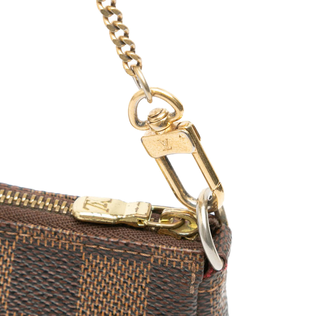 Damier Ebene Mini Pochette Accessoires Brown - Gaby Paris