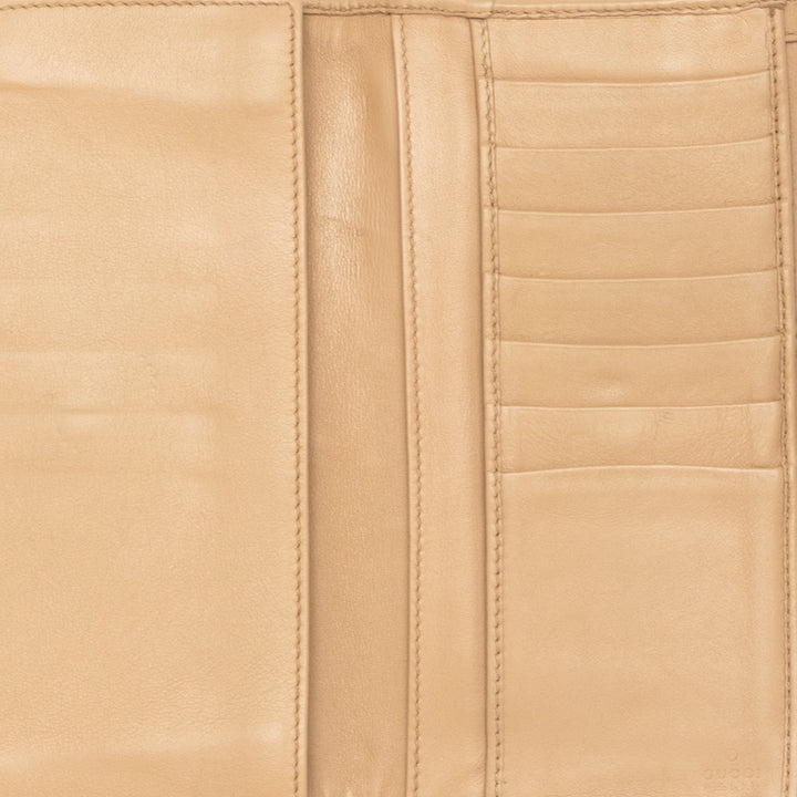Gucci Portefeuille Guccissima long Beige – vue 5 – GABY PARIS
