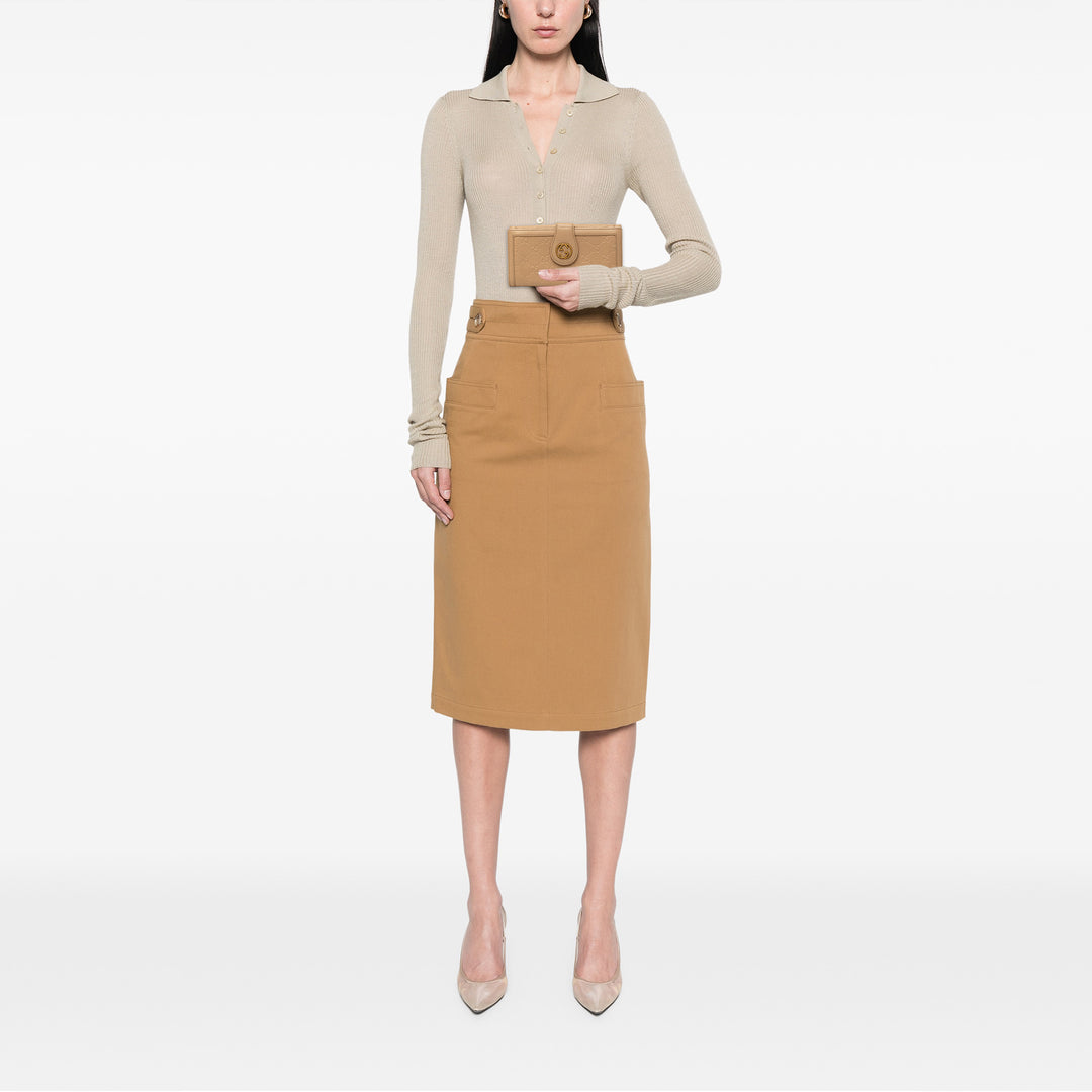 Gucci Portefeuille Guccissima long Beige – vue 7 – GABY PARIS