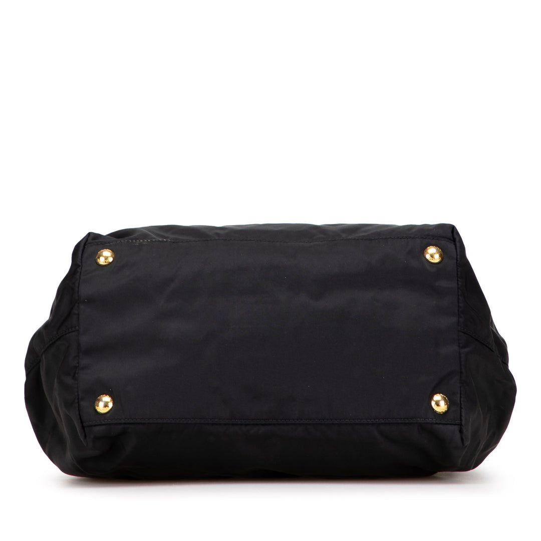 Prada Tessuto Fiocco Bow Sac à main Noir – GABY PARIS Authentique