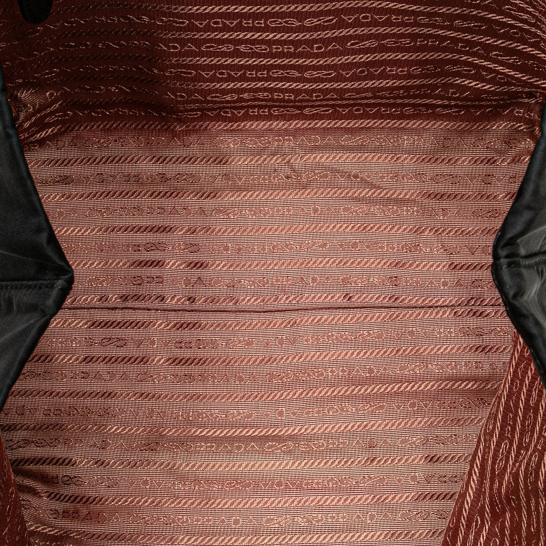 Prada Tessuto Fiocco Bow Sac à main Noir – GABY PARIS Authentique