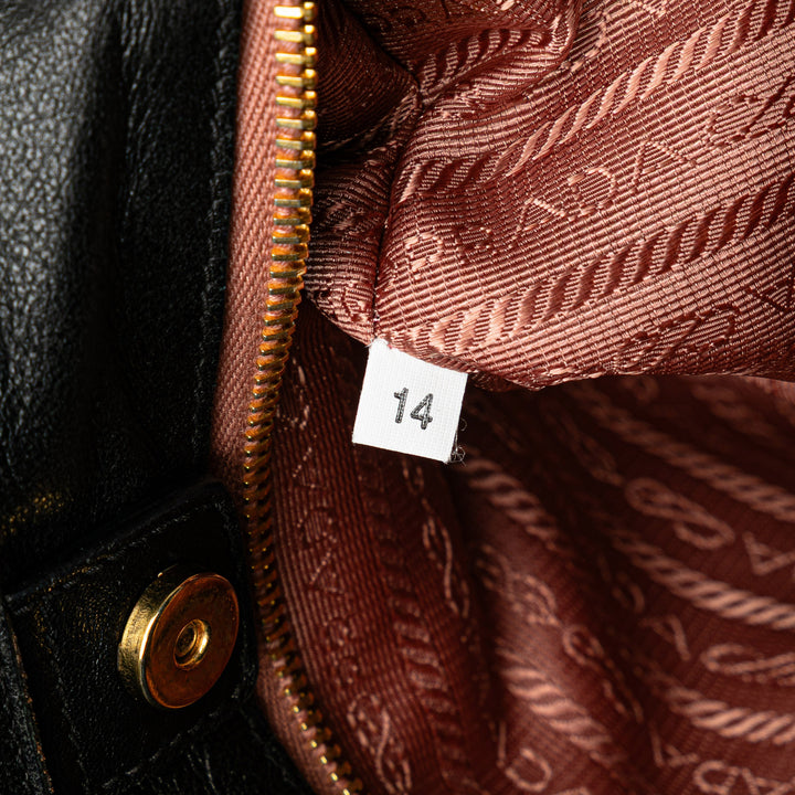 Prada Tessuto Fiocco Bow Sac à main Noir – GABY PARIS Authentique