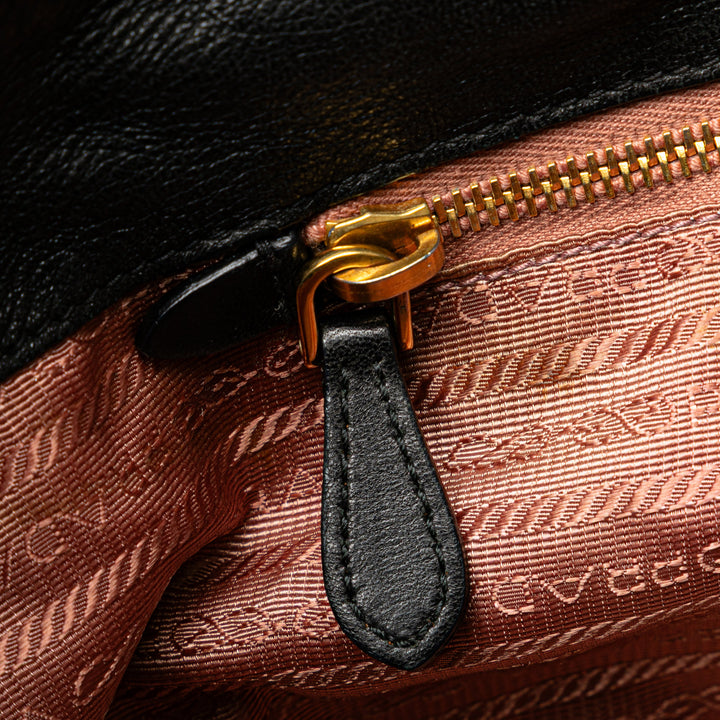 Prada Tessuto Fiocco Bow Sac à main Noir – GABY PARIS Authentique