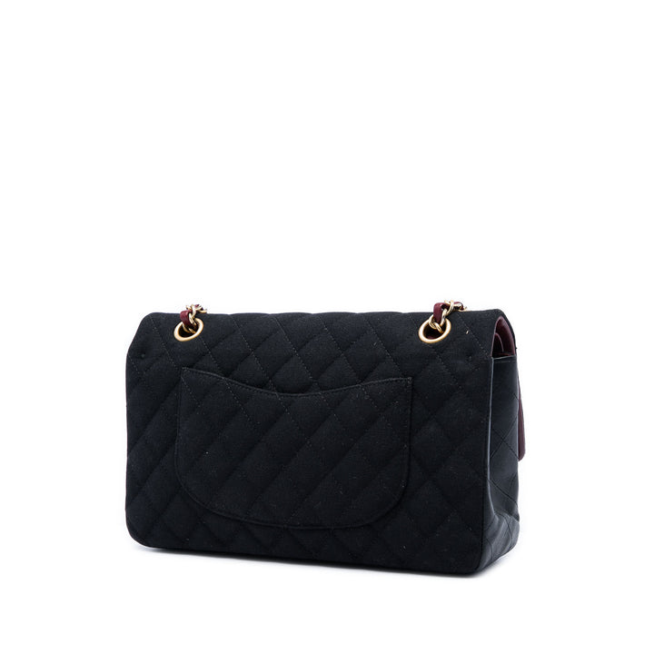 Chanel Paris Hamburg Classic Jersey Coco Sailor Charms Double rabat Moyen Tissu