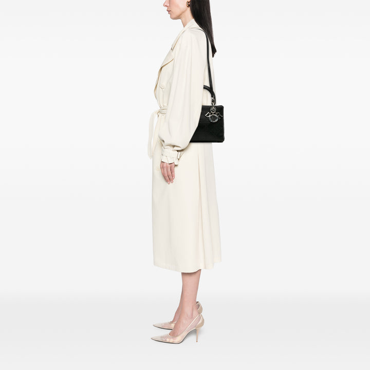 Dior Medium Cuir de veau Cannage Studded Lady Dior Noir – GABY PARIS Authentique