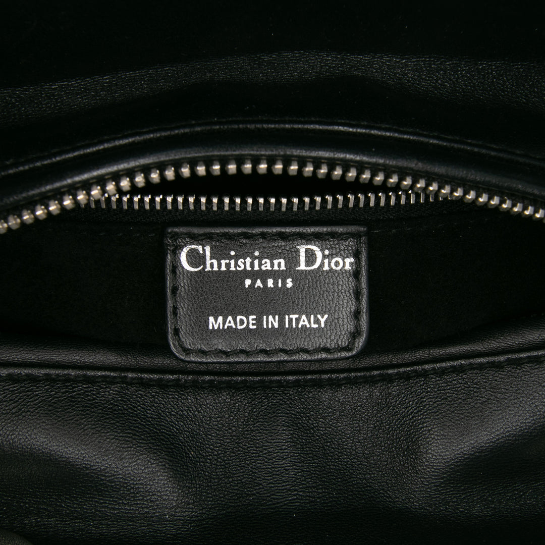 Dior Medium Cuir de veau Cannage Studded Lady Dior Noir – GABY PARIS Authentique