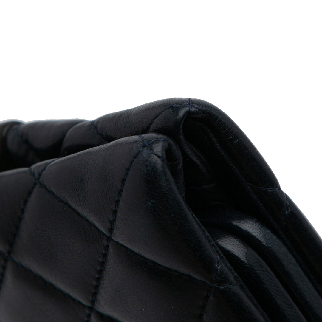 Chanel CC Quilted Cuir d’agneau Pearl Pochette Noir – GABY PARIS Authentique
