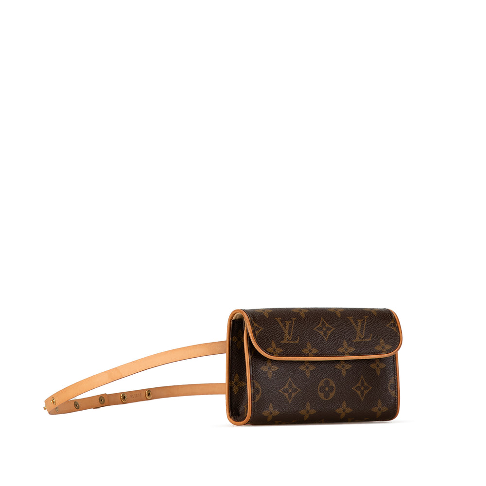 Monogram Pochette Florentine Brown - Gaby Paris