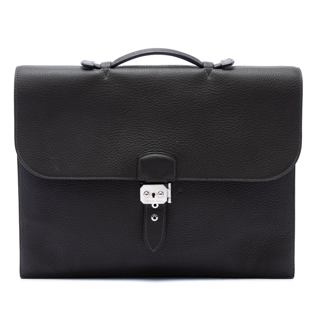 Hermès Togo Sac A Depeches Verso 38