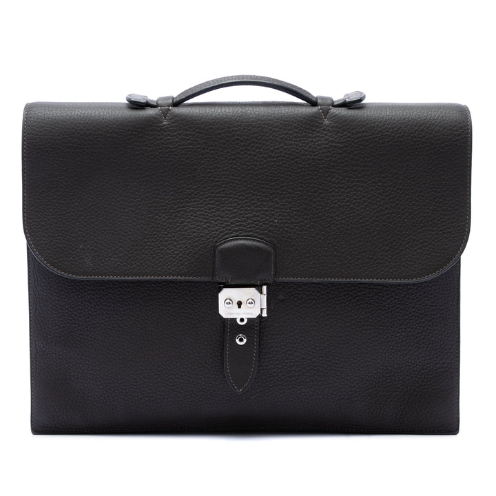 Hermès Togo Sac A Depeches Verso 38