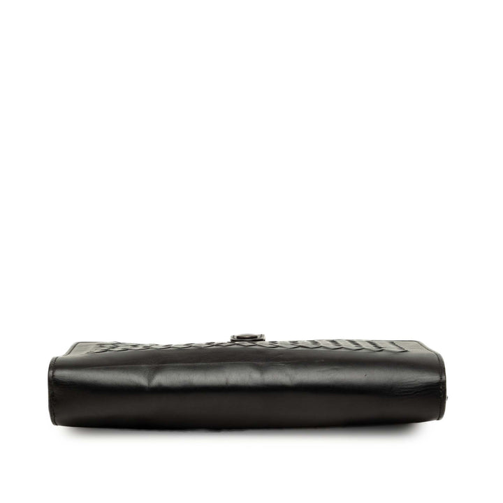 Bottega Veneta Pochette Intrecciato à finitions nappa Noir – vue 3 – GABY PARIS