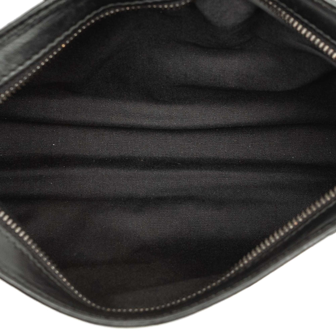 Bottega Veneta Pochette Intrecciato à finitions nappa Noir – vue 4 – GABY PARIS