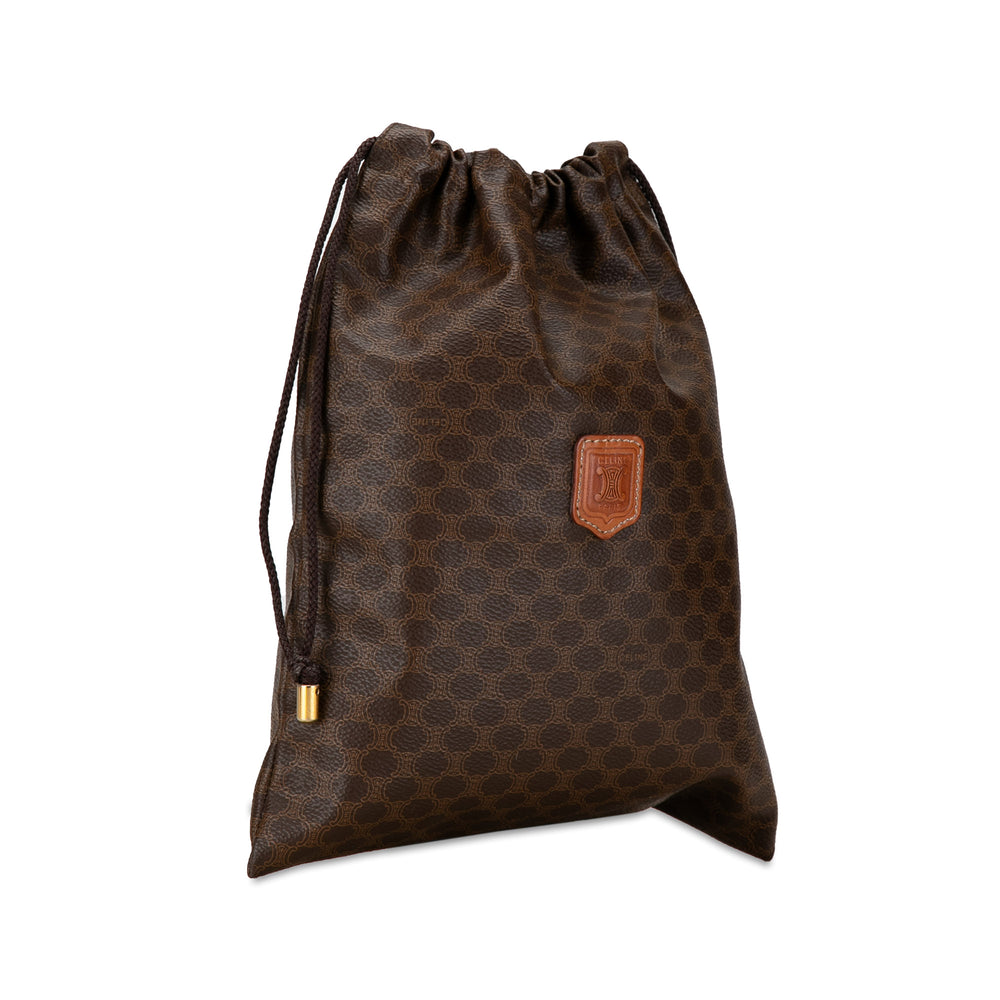 Macadam Drawstring Pouch Brown - Gaby Paris