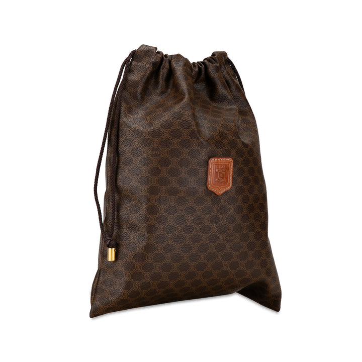 Macadam Drawstring Pouch Brown - Gaby Paris