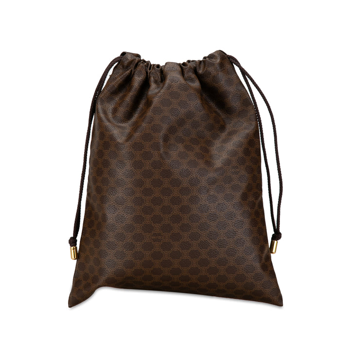 Macadam Drawstring Pouch Brown - Gaby Paris