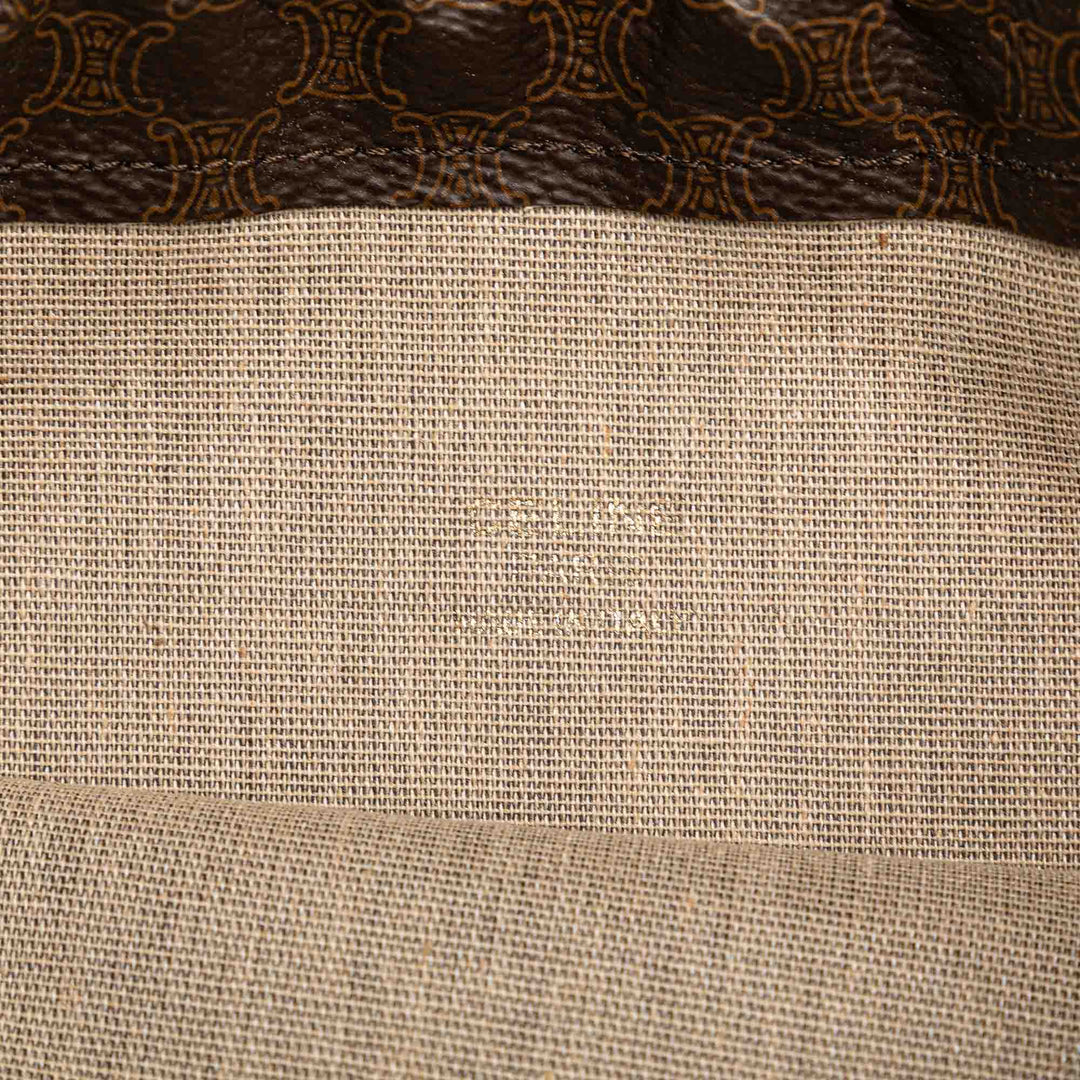 Macadam Drawstring Pouch Brown - Gaby Paris