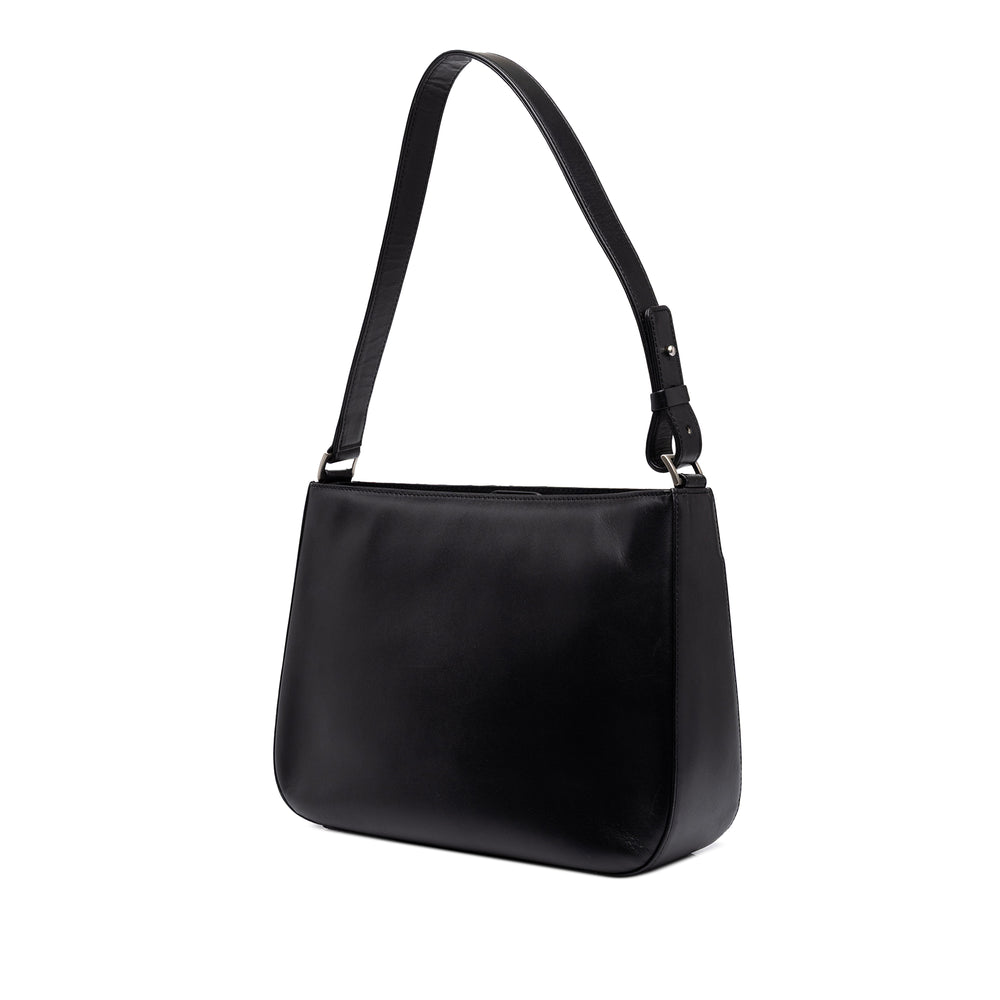 Burberry Sac porté épaule Nova Check à finitions Noir – vue 2 – GABY PARIS