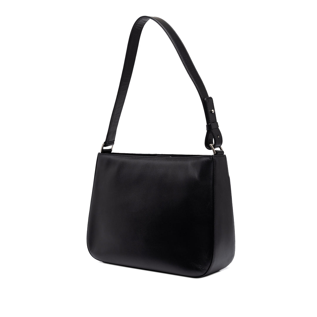 Burberry Sac porté épaule Nova Check à finitions Noir – vue 2 – GABY PARIS
