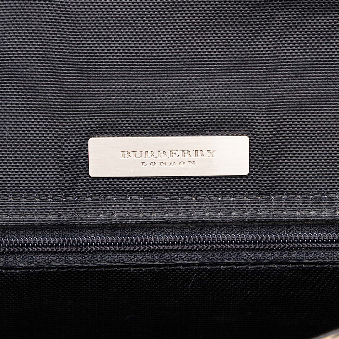 Burberry Sac porté épaule Nova Check à finitions Noir – vue 5 – GABY PARIS