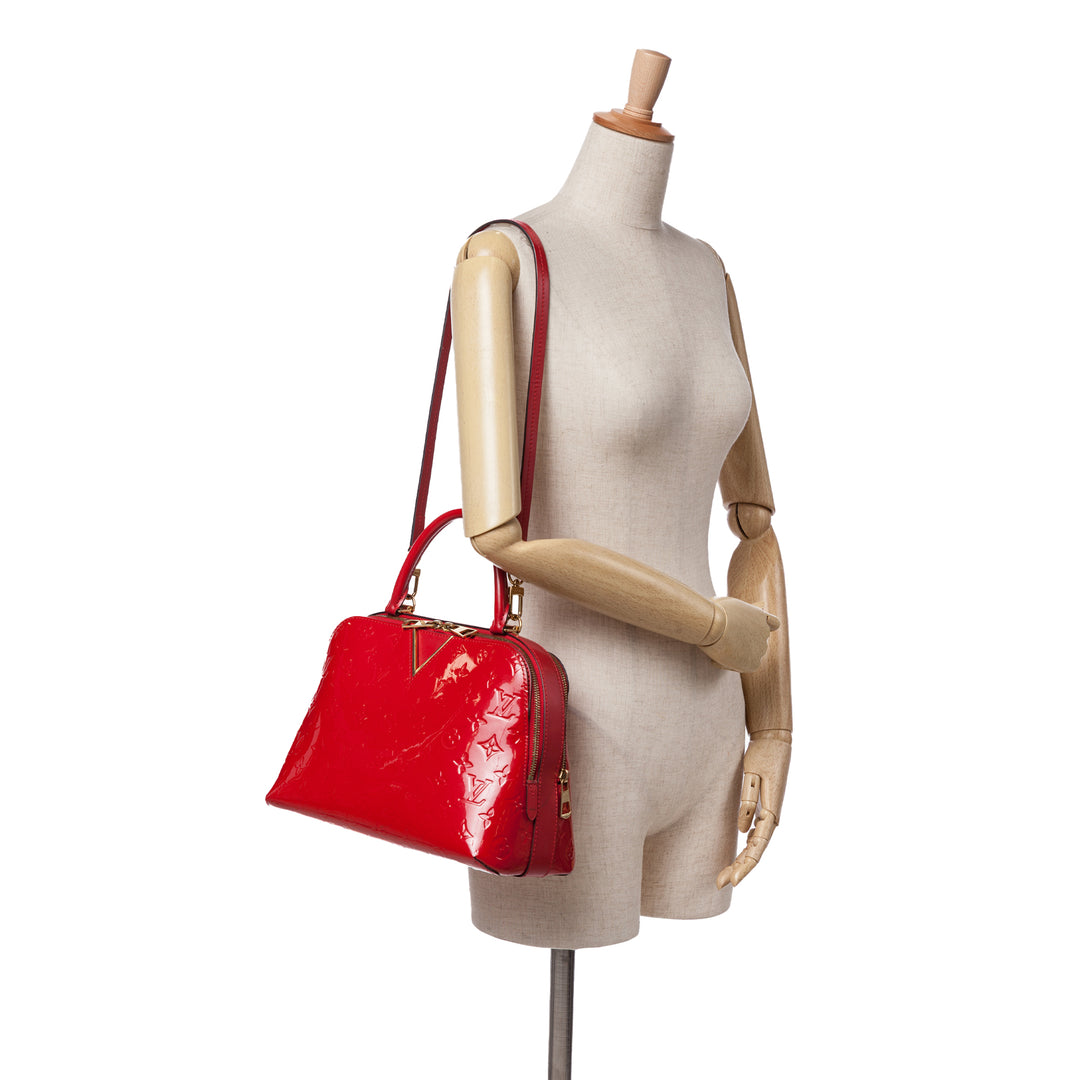 Monogram Vernis Melrose Red - Gaby Paris