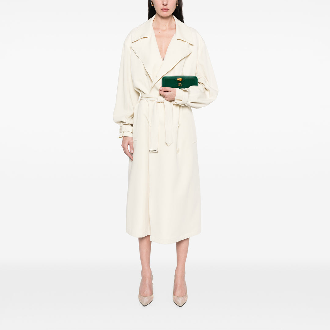 Gucci Cuir Bamboo Diana Zip Around Wallet Vert – GABY PARIS Authentique