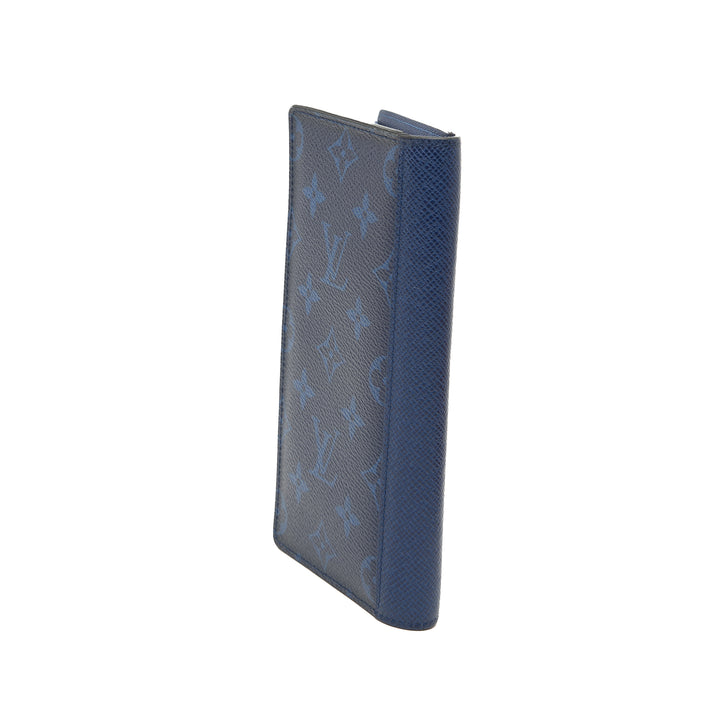 Louis Vuitton Monogram Taigarama Brazza Bifold Portefeuille long
