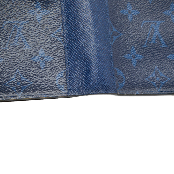 Louis Vuitton Monogram Taigarama Brazza Bifold Portefeuille long