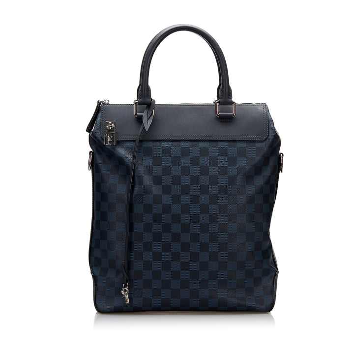 Damier Cobalt Greenwich Tote Blue - Gaby Paris