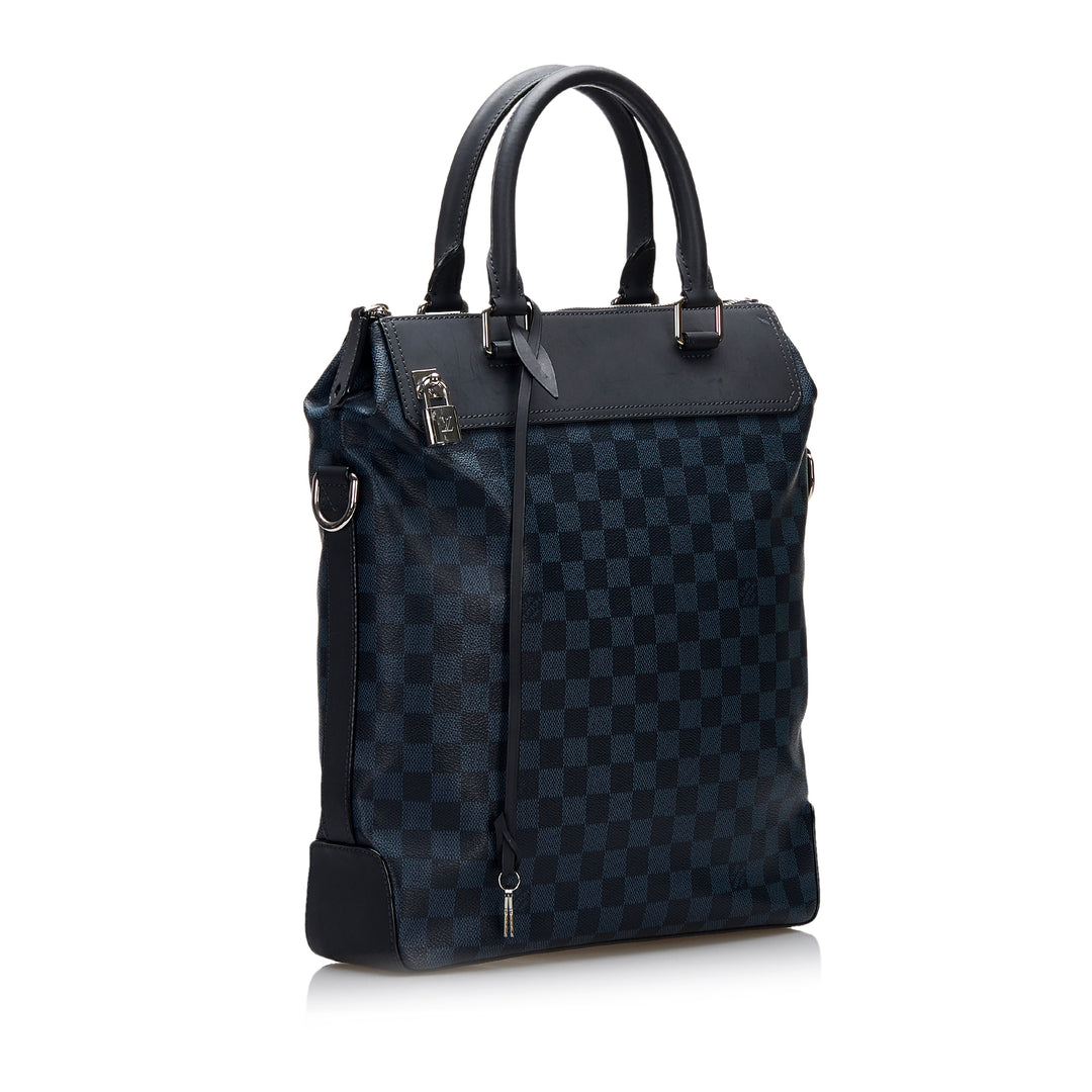 Damier Cobalt Greenwich Tote Blue - Gaby Paris