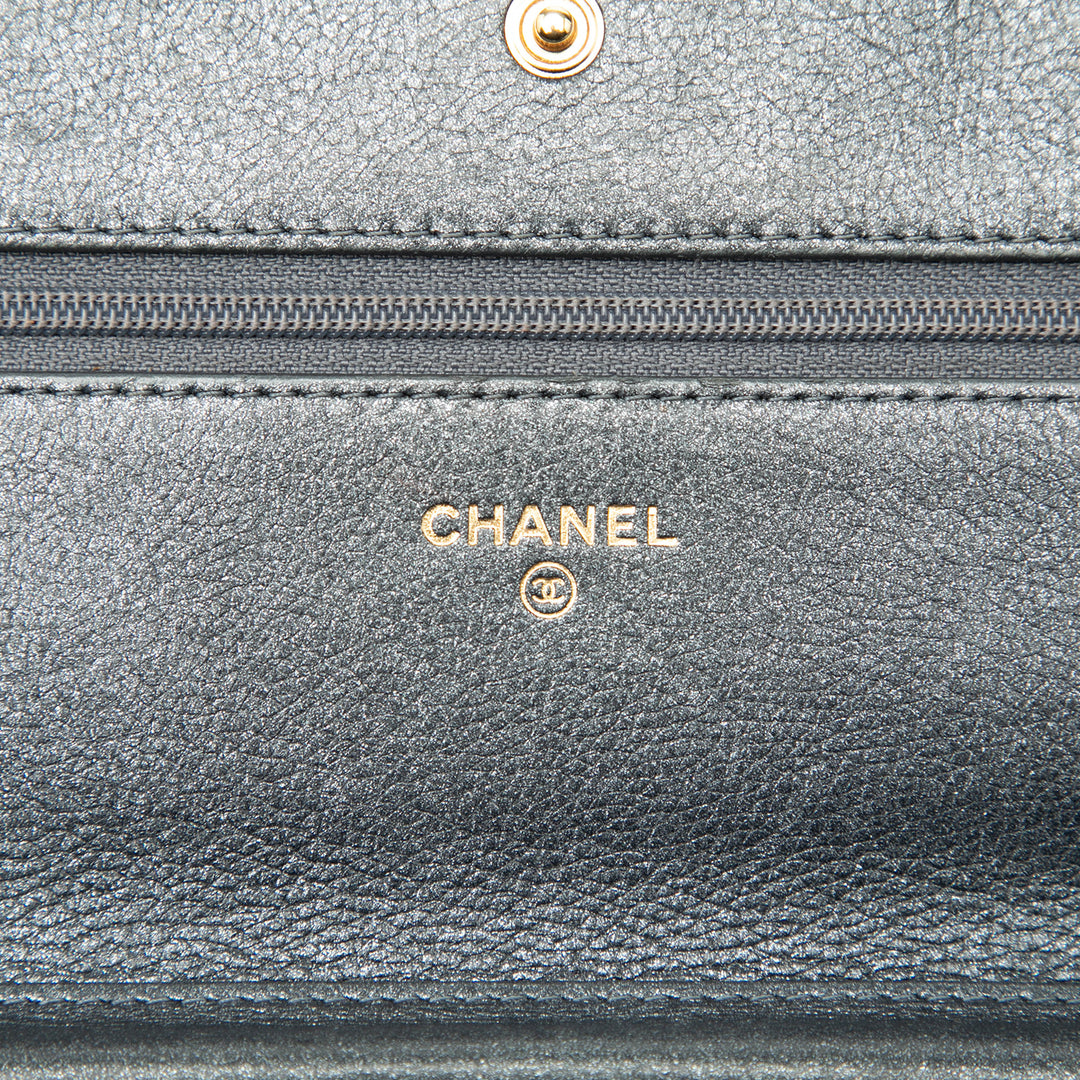 Chanel Matelassé Cuir de veau Boy Wallet on Chain