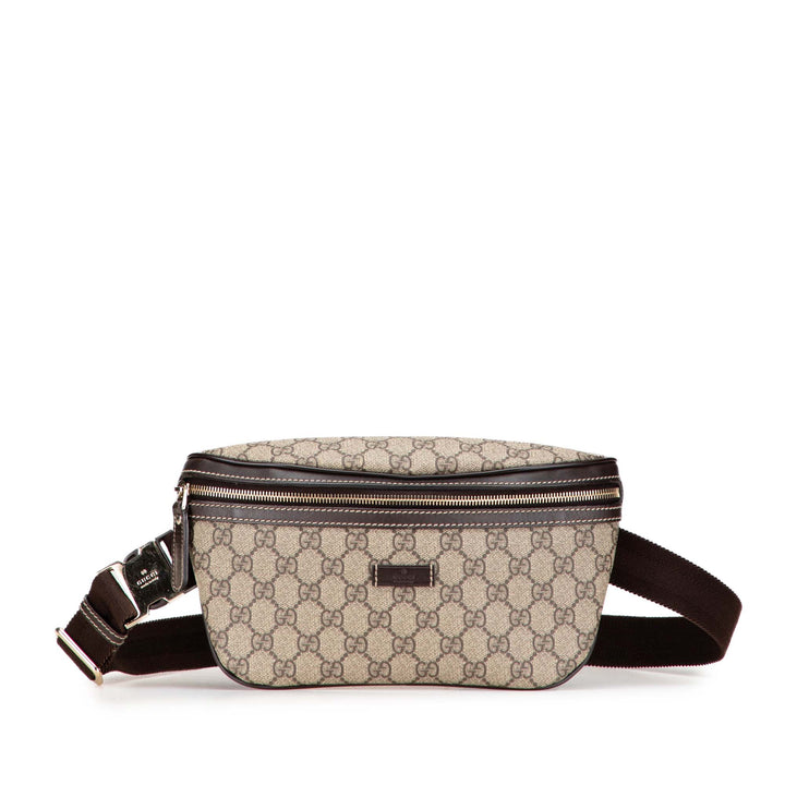 Gucci GG Supreme Belt Bag Marron