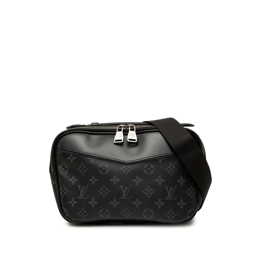 Louis Vuitton Sac banane Explorer Bumbag Monogram Eclipse Noir – vue principale – GABY PARIS