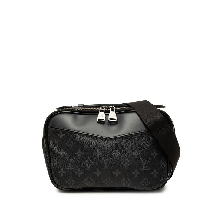 Louis Vuitton Sac banane Explorer Bumbag Monogram Eclipse Noir – vue principale – GABY PARIS