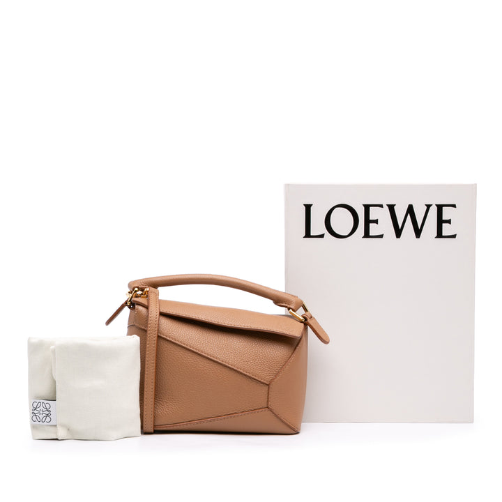 LOEWE Puzzle Edge Sac Mini Cuir de veau