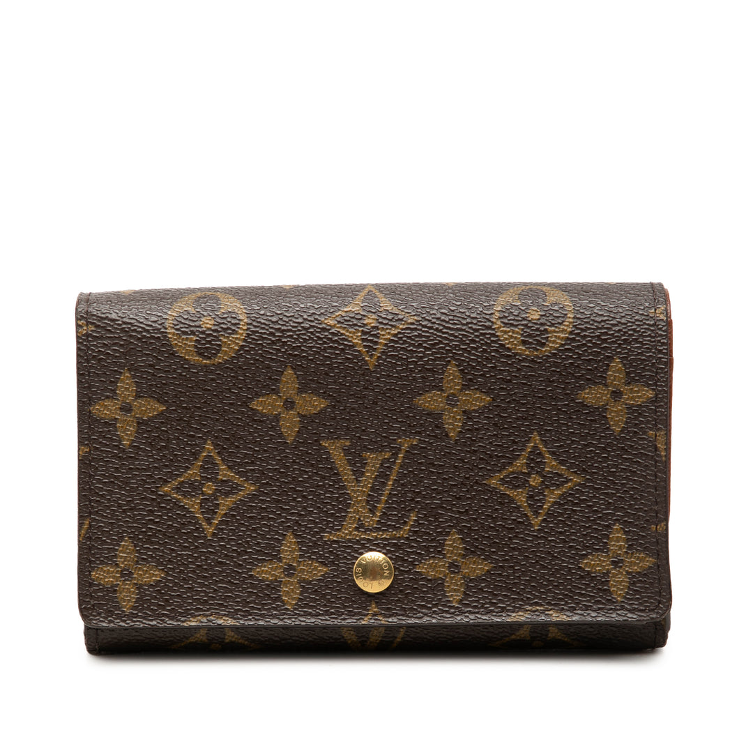 Louis Vuitton Monogram Porte Monnaie Tresor Portefeuille