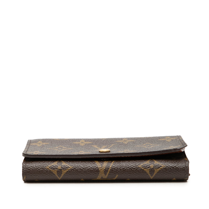 Louis Vuitton Monogram Porte Monnaie Tresor Portefeuille