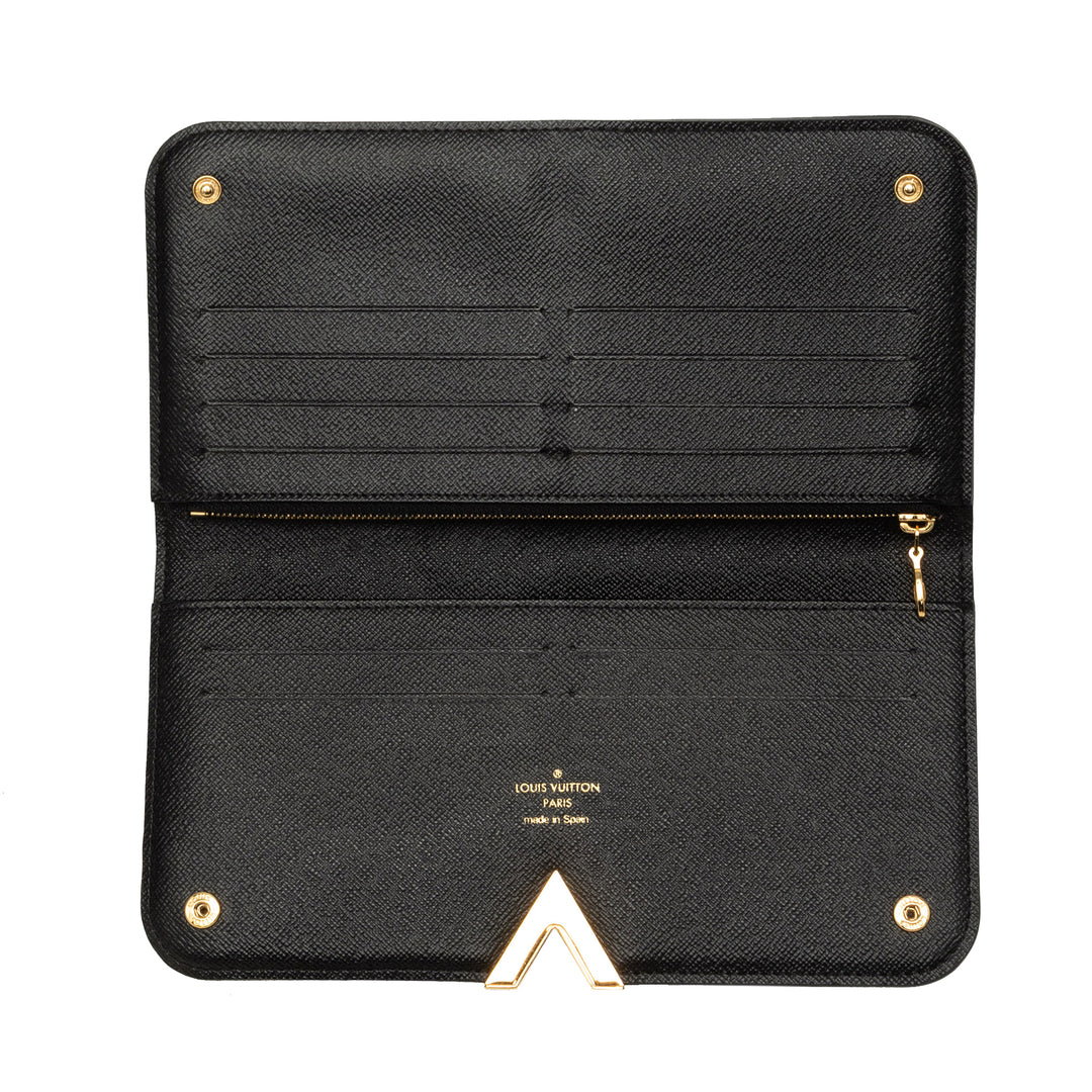 Louis Vuitton Kimono Portefeuille Monogram Noir – vue 4 – GABY PARIS