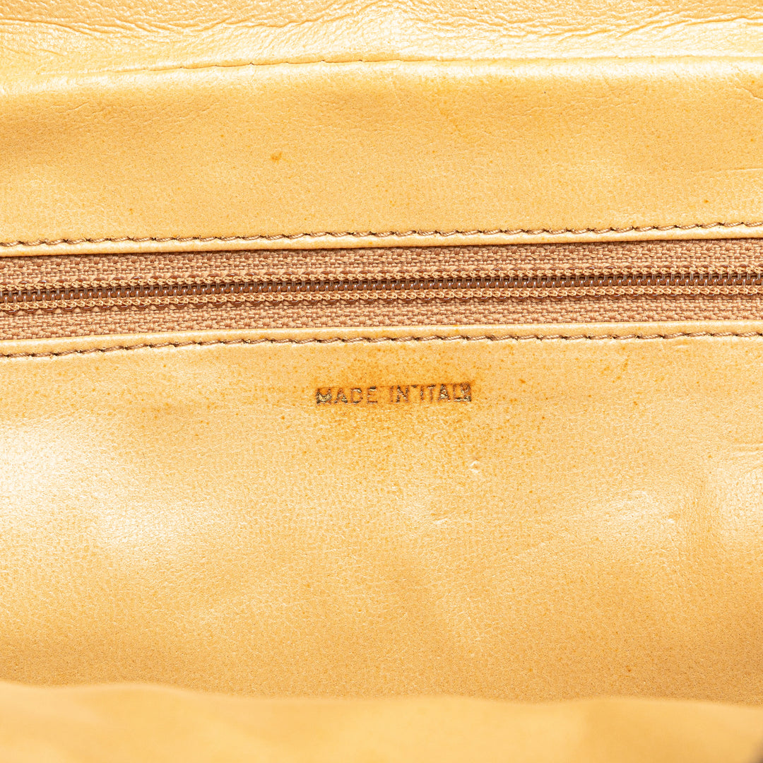 Macadam Coated Canvas Tote Brown - Gaby Paris