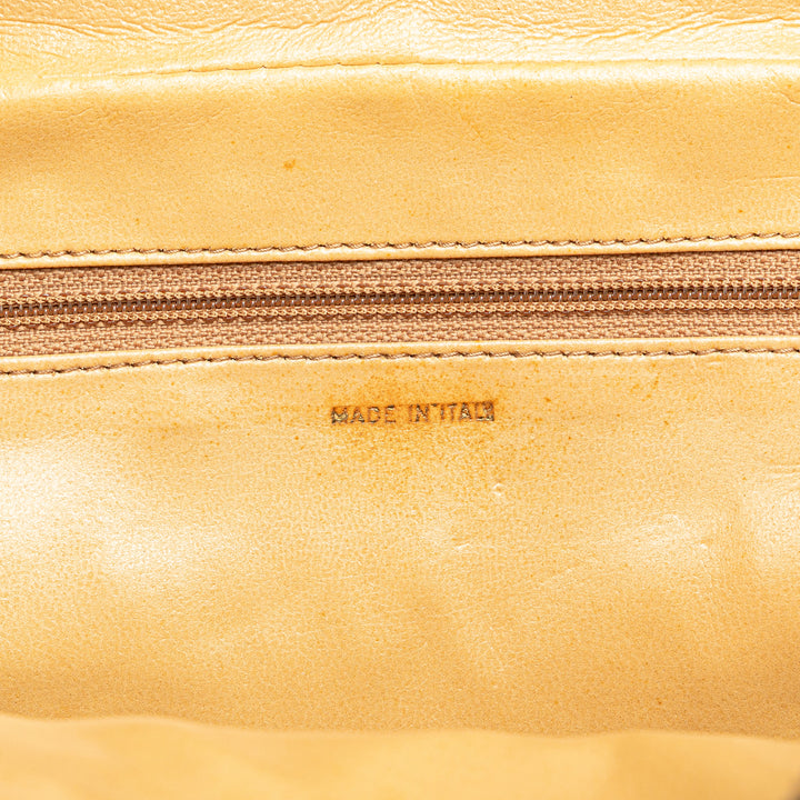 Macadam Coated Canvas Tote Brown - Gaby Paris