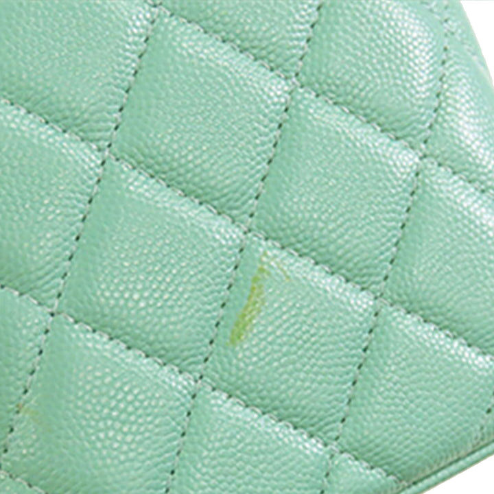 Chanel CC Vanity avec chaîne Petit Cuir caviar