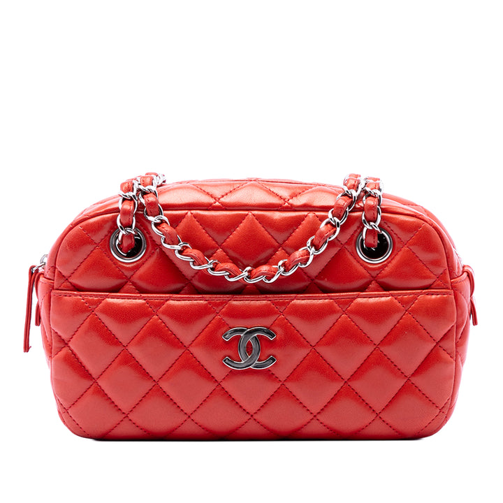 Chanel Matelassé Cuir d’agneau Sac caméra