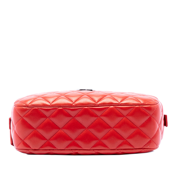 Chanel Matelassé Cuir d’agneau Sac caméra