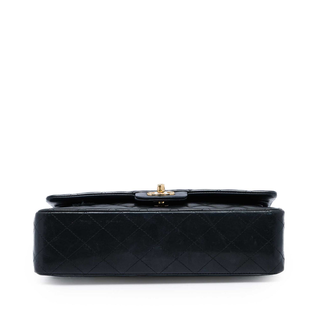 Chanel Classic Double rabat Moyen Cuir d'agneau Noir – vue 3 – GABY PARIS