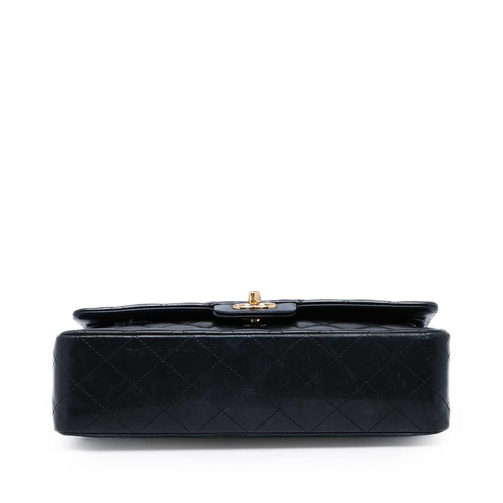 Chanel Classic Double rabat Moyen Cuir d'agneau Noir – vue 3 – GABY PARIS
